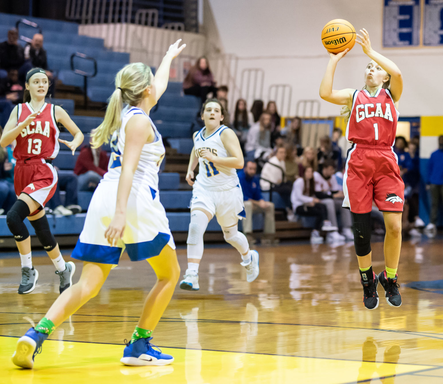 Friday night basketball action